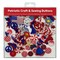 Patriotic Craft & Sewing Buttons – 50 Piece Red White & Blue Button Assortment